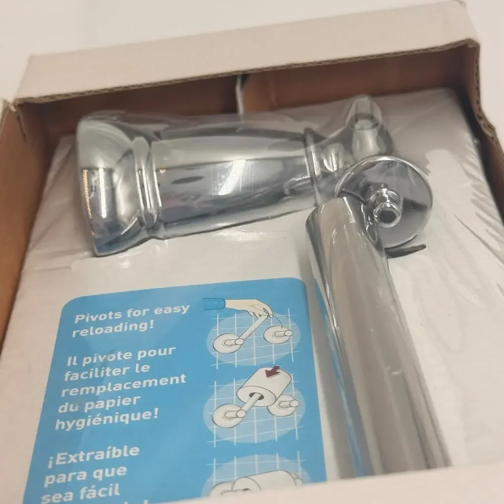 Moen Banbury Chrome Toilet Paper Holder Wall Mount Bathroom Hardware New